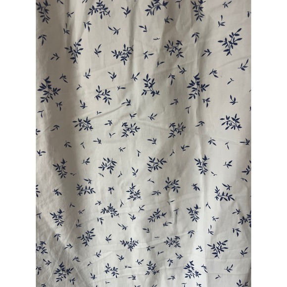 UNTUCKit Ward Stretch Cotton White Blue Floral Relax Fit Short Sleeve Shirt XL - Picture 10 of 11